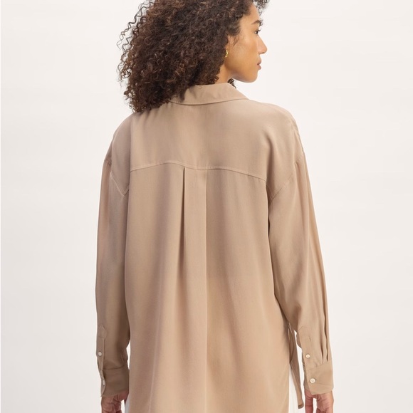 Tan Button-Up Shirt - Picture 2 of 7